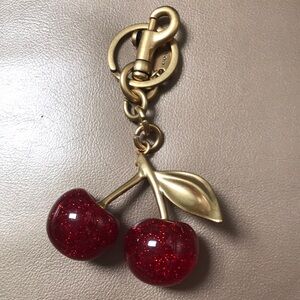 Coach Gold-Tone Hardware Keyring Charm